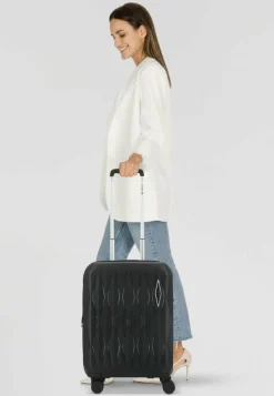 Gabol Hartgepäck Kabinengepäck|4-Rollen Kabinentrolleys<Infinity 4 Rollen Kabinentrolley 55 cm mit Dehnfalte negro