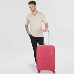 Sale Gabol Infinity 4 Rollen Trolley 66 cm mit Dehnfalte fucsia