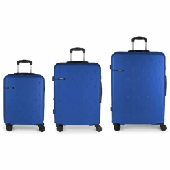 Clearance Gabol Juego 3 4-Rollen Kofferset 3tlg. azul