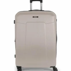 Gabol 4-Rollen Koffer|Hartgepäck<Mercury 4 Rollen Trolley L 76 cm mit Dehnfalte champagne