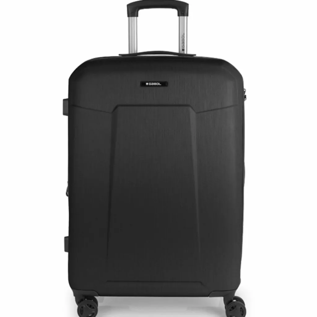 Gabol 4-Rollen Koffer|Hartgepäck<Mercury 4 Rollen Trolley M 66 cm mit Dehnfalte schwarz