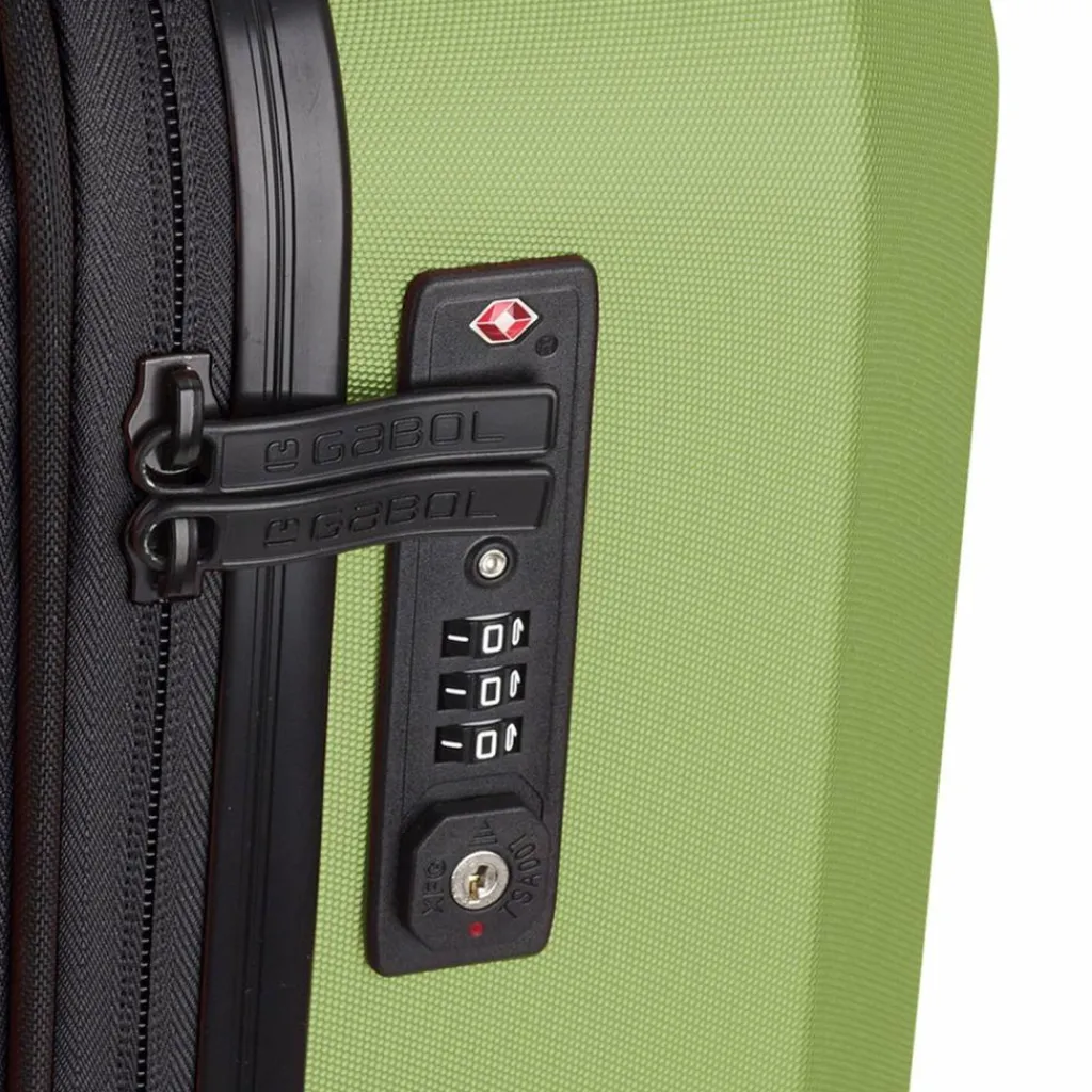 Best Gabol Montreal 4 Rollen Kabinentrolley S 55 cm mit Dehnfalte verde