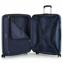 Gabol Hartgepäck|4-Rollen Koffer<Montreal 4 Rollen Trolley L 76 cm mit Dehnfalte azul