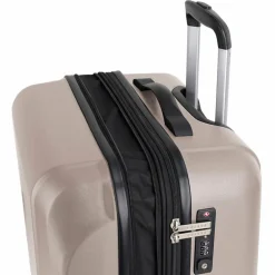 Gabol 4-Rollen Koffer|Hartgepäck<Ocean 4 Rollen Trolley L 76.5 cm mit Dehnfalte beige