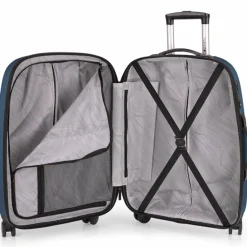 Best Gabol Paradise XP 4 Rollen Kofferset 3-teilig mit Dehnfalte blau