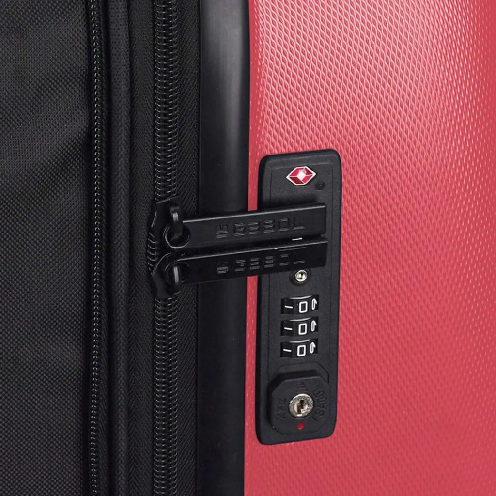 Gabol 4-Rollen Koffer|Hartgepäck<Paradise XP 4 Rollen Trolley M 67 cm mit Dehnfalte coral