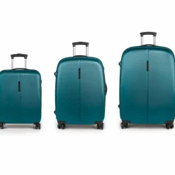 Hot Gabol Paradise XP 4 Rollen Kofferset 3-teilig mit Dehnfalte grün