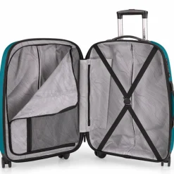 Gabol Hartgepäck|4-Rollen Koffer<Paradise XP 4 Rollen Trolley M 67 cm mit Dehnfalte grün