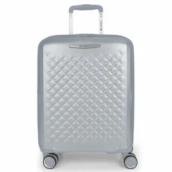 Clearance Gabol Queens 4 Rollen Kabinentrolley S 54 cm mit Dehnfalte plata