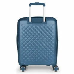 Gabol Hartgepäck Kabinengepäck|4-Rollen Kabinentrolleys<Queens 4 Rollen Kabinentrolley S 54 cm mit Dehnfalte azul