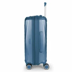 Gabol Hartgepäck Kabinengepäck|4-Rollen Kabinentrolleys<Queens 4 Rollen Kabinentrolley S 54 cm mit Dehnfalte azul
