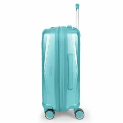 Gabol Hartgepäck Kabinengepäck|4-Rollen Kabinentrolleys<Queens 4 Rollen Kabinentrolley S 54 cm mit Dehnfalte verde menta