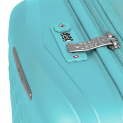 Gabol Hartgepäck Kabinengepäck|4-Rollen Kabinentrolleys<Queens 4 Rollen Kabinentrolley S 54 cm mit Dehnfalte verde menta