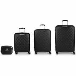 Gabol Koffersets Als Hartgepäck|Koffersets 4-Teilig<Queens 4 Rollen Kofferset 4-teilig mit Dehnfalte negro