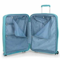 Gabol Queens 4 Rollen Kofferset 3-teilig mit Dehnfalte verde menta