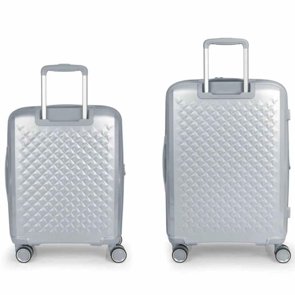 Outlet Gabol Queens 4 Rollen Kofferset 2-teilig mit Dehnfalte plata