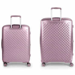 Discount Gabol Queens 4 Rollen Kofferset 2-teilig mit Dehnfalte lila