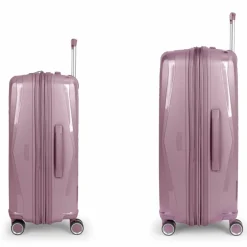 Discount Gabol Queens 4 Rollen Kofferset 2-teilig mit Dehnfalte lila