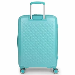 Gabol 4-Rollen Koffer|Hartgepäck<Queens 4 Rollen Trolley M 64.5 cm mit Dehnfalte verde menta