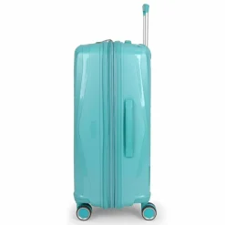 Gabol 4-Rollen Koffer|Hartgepäck<Queens 4 Rollen Trolley M 64.5 cm mit Dehnfalte verde menta