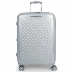Outlet Gabol Queens 4 Rollen Trolley M 64.5 cm mit Dehnfalte plata
