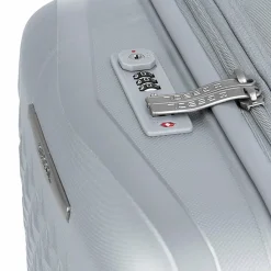 Outlet Gabol Queens 4 Rollen Trolley M 64.5 cm mit Dehnfalte plata