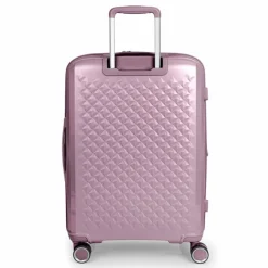 Gabol 4-Rollen Koffer|Hartgepäck<Queens 4 Rollen Trolley M 64.5 cm mit Dehnfalte lila