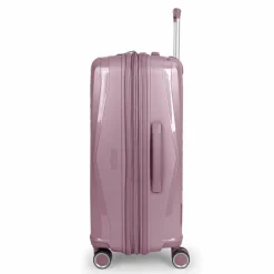 Gabol 4-Rollen Koffer|Hartgepäck<Queens 4 Rollen Trolley M 64.5 cm mit Dehnfalte lila