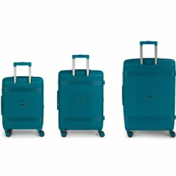 Gabol Koffersets Als Hartgepäck|Koffersets 3-Teilig<Saori 4 Rollen Kofferset 3-teilig mit Dehnfalte turquesa