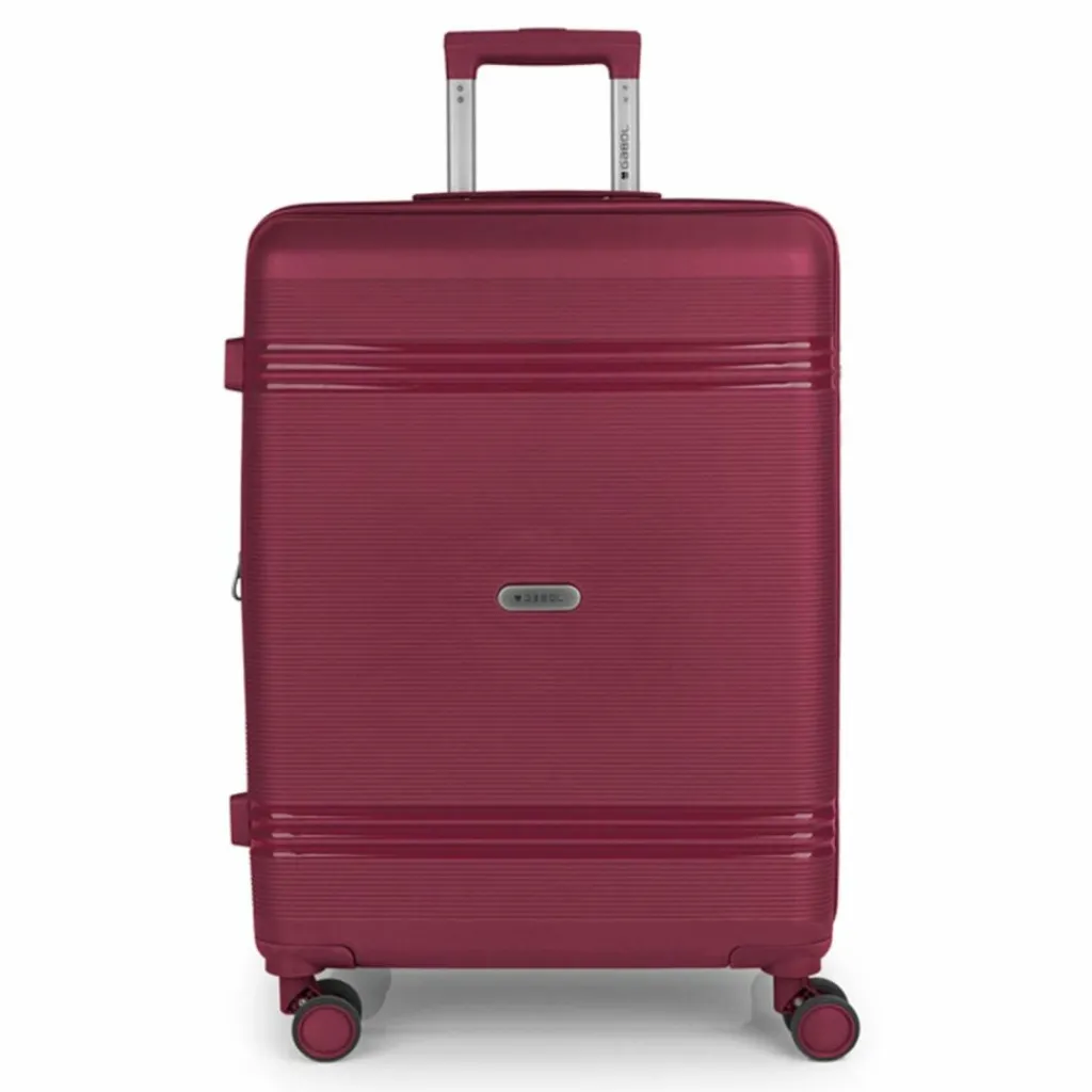 Sale Gabol Saori 4 Rollen Trolley M 66 cm mit Dehnfalte burdeos