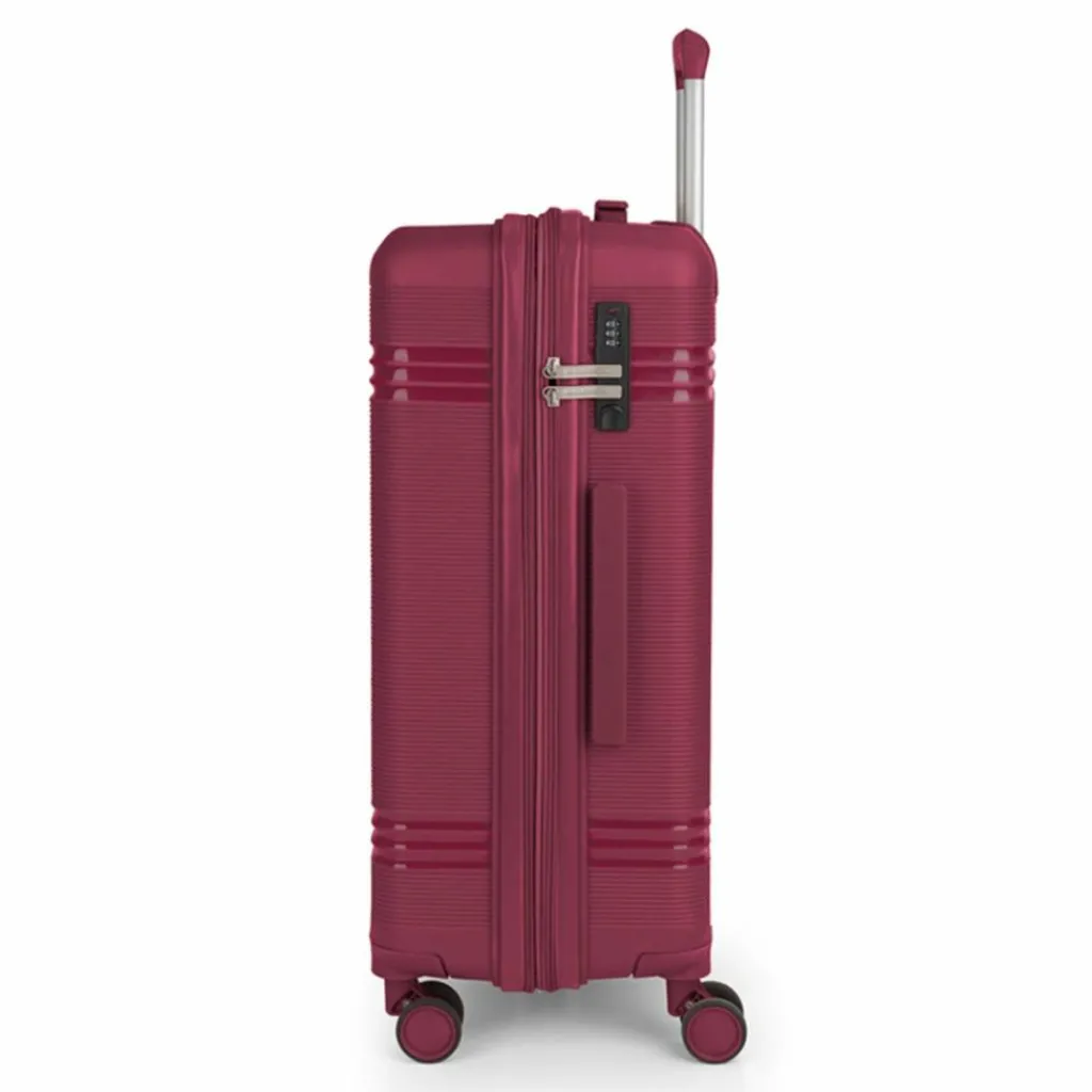 Sale Gabol Saori 4 Rollen Trolley M 66 cm mit Dehnfalte burdeos