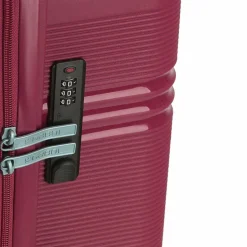 Sale Gabol Saori 4 Rollen Trolley M 66 cm mit Dehnfalte burdeos