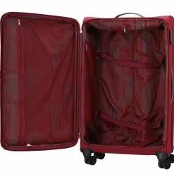 Gabol Weichgepäck|4-Rollen Koffer<Zambia 4-Rollen Trolley 79 cm bordeaux