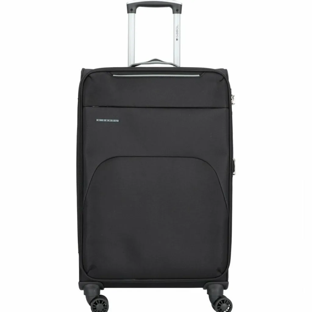 Gabol Weichgepäck|4-Rollen Koffer<Zambia 4-Rollen Trolley 69 cm schwarz
