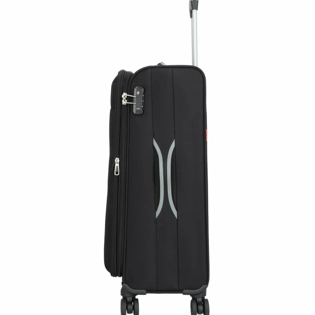 Gabol Weichgepäck|4-Rollen Koffer<Zambia 4-Rollen Trolley 69 cm schwarz