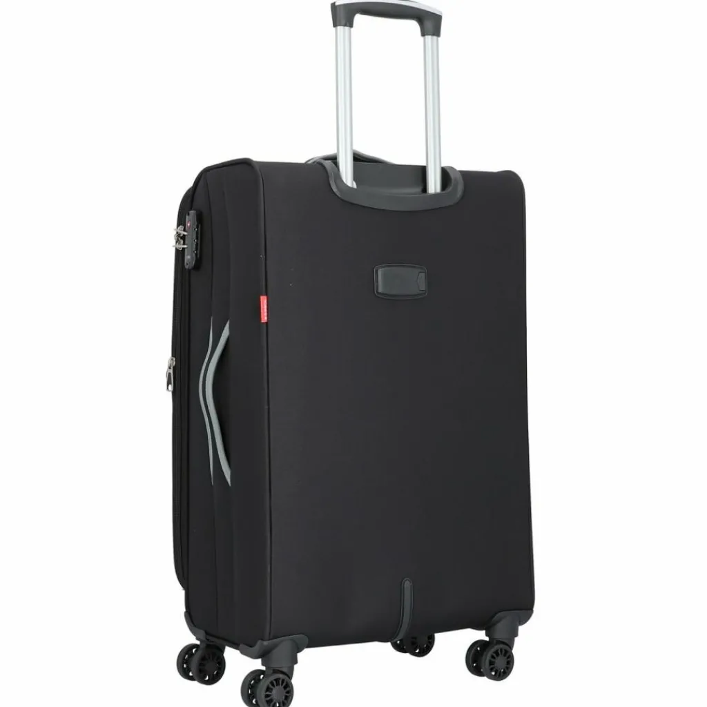 Gabol Weichgepäck|4-Rollen Koffer<Zambia 4-Rollen Trolley 69 cm schwarz