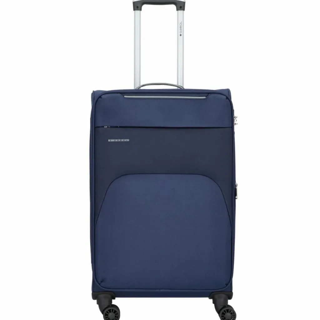 Gabol Weichgepäck|4-Rollen Koffer<Zambia 4-Rollen Trolley 69 cm blau