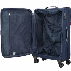 Gabol Weichgepäck|4-Rollen Koffer<Zambia 4-Rollen Trolley 69 cm blau