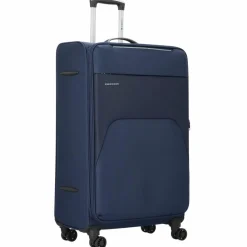 Gabol Weichgepäck|4-Rollen Koffer<Zambia 4-Rollen Trolley 79 cm blau