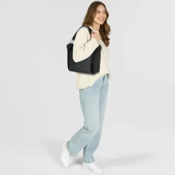 Gabor Schultertaschen<Briann Schultertasche L 40 cm black