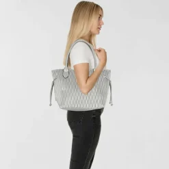 Gabor Shopper|Schultertaschen<Granada Wave Shopper Tasche 43 cm silver