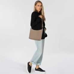 Gabor Schultertaschen<Linda Schultertasche M 35.5 cm taupe