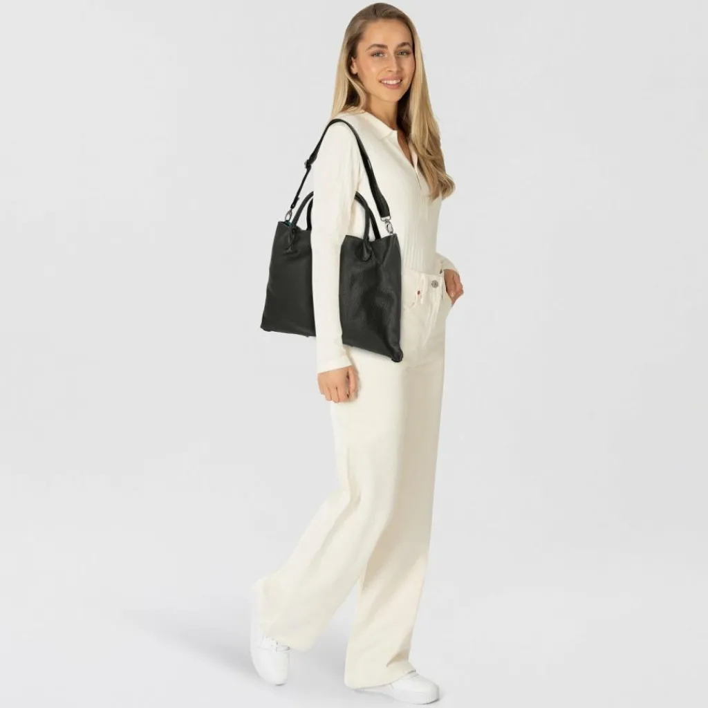 Discount Gabs Arabella Shopper Tasche Leder 51 cm black