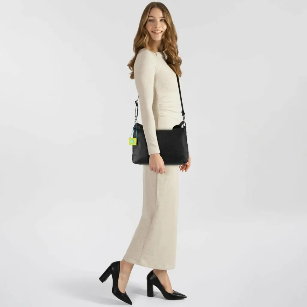 Best Gabs Calliope Schultertasche Leder 34 cm black