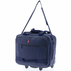 Discount Gladiator 3900 2 Rollen Businesstrolley 36 cm Laptopfach blue