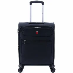 New Gladiator 2000 4 Rollen Kabinentrolley 55 cm mit Dehnfalte black