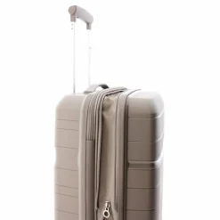 Gladiator Hartgepäck Kabinengepäck|4-Rollen Kabinentrolleys<3800 4 Rollen Kabinentrolley 55 cm mit Dehnfalte beige