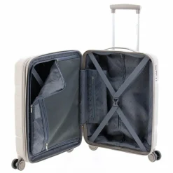 Gladiator Hartgepäck Kabinengepäck|4-Rollen Kabinentrolleys<3800 4 Rollen Kabinentrolley 55 cm mit Dehnfalte beige