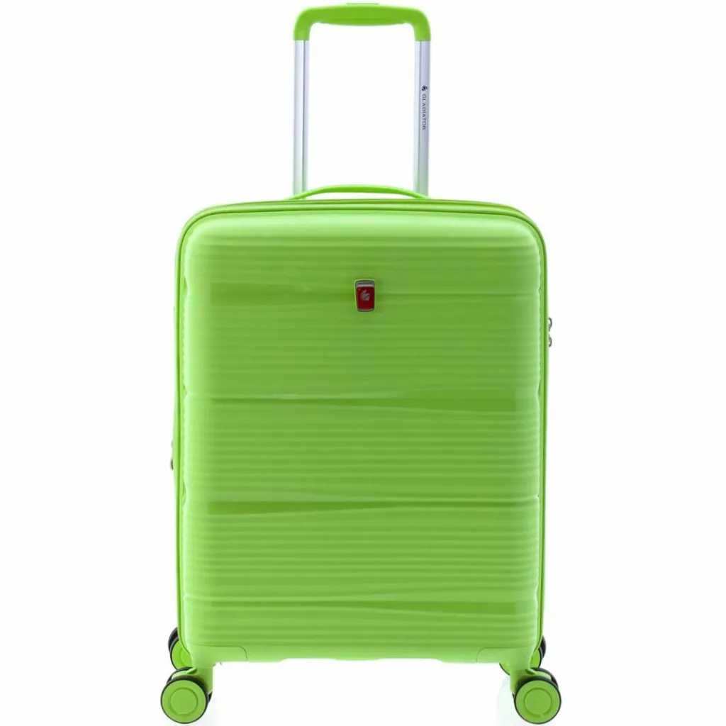 Gladiator Hartgepäck Kabinengepäck|4-Rollen Kabinentrolleys<0800 4 Rollen Kabinentrolley 55 cm mit Dehnfalte light green