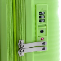 Gladiator Hartgepäck Kabinengepäck|4-Rollen Kabinentrolleys<0800 4 Rollen Kabinentrolley 55 cm mit Dehnfalte light green